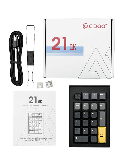 Цифровая клавиатура Cidoo QK21 (Back) купить в интернет-магазине icover