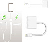 Переходник Belkin Lightning Audio + Charge RockStar для iPhone7/7Plus (White) купить в интернет-магазине icover