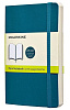 Нелинованный блокнот Moleskine Classic Soft Pocket QP613B6 (Turquoise) купить в интернет-магазине icover