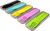 Набор столовых приборов Monbento Pocket color 1007 02 002 3шт в футляре (Black) купить в интернет-магазине icover