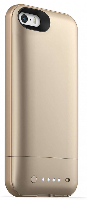 Mophie Juice Pack Air - чехол-аккумулятор для iPhone 5/5S (Gold) купить в интернет-магазине icover