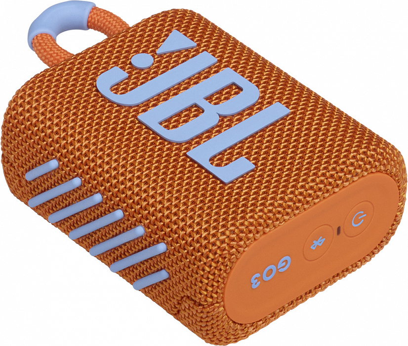 Портативная акустика JBL Go 3 (Orange) купить в интернет-магазине icover