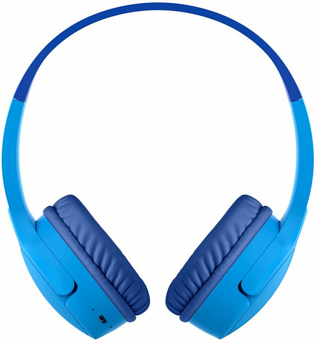 Детские Bluetooth-наушники с микрофоном Belkin Soundform Mini AUD002btBL (Blue) купить в интернет-магазине icover