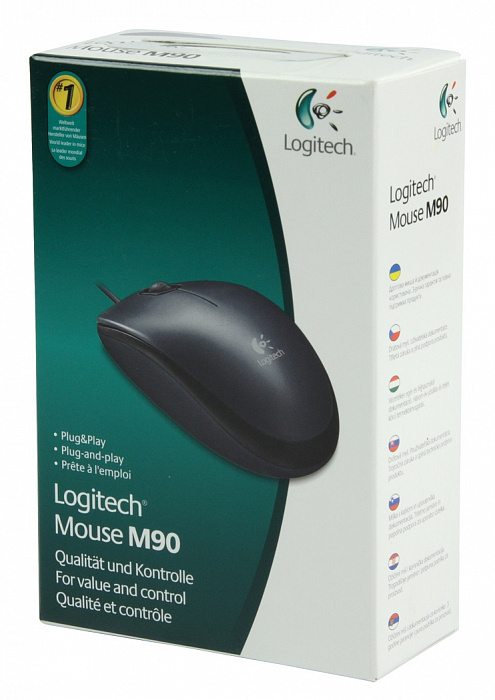 Оптическая мышь Logitech Mouse M90 910-001794 (Black) купить в интернет-магазине icover