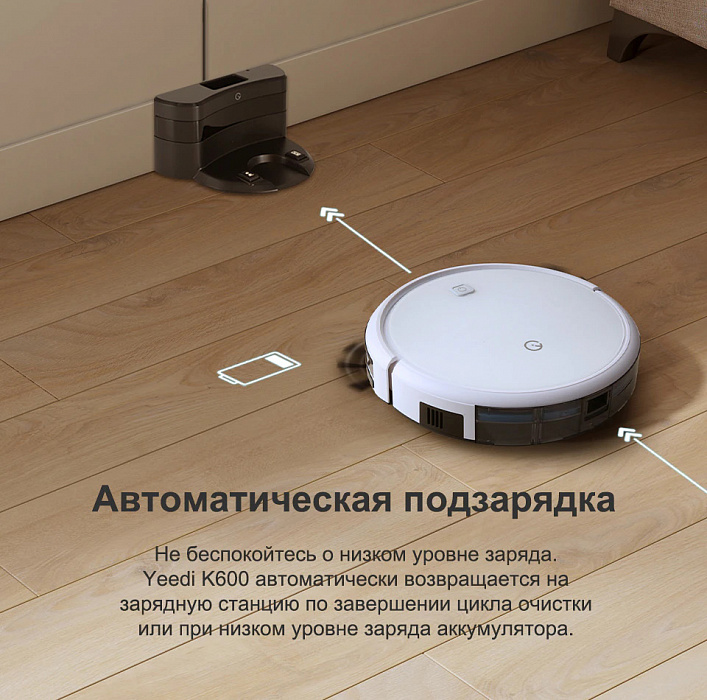 Робот-пылесос YEEDI K600 (White) купить в интернет-магазине icover