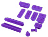 Заглушки портов i-Blason Anti Dust Cup 12psc для MacBook Pro Retina/Macbook Air (Purple) купить в интернет-магазине icover