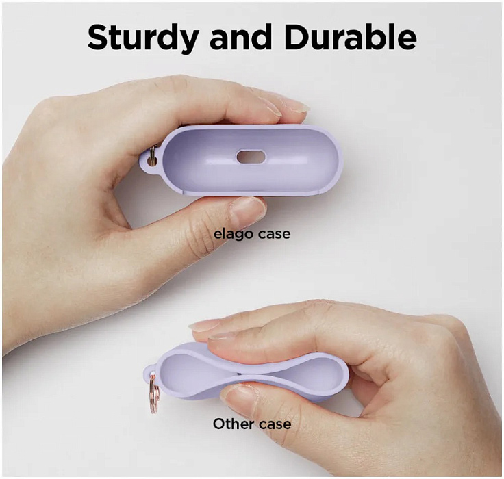 Чехол Elago Liquid Hang Case (EAPPRH-HANG-LV) для AirPods Pro (Lavender) купить в интернет-магазине icover