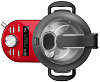 Кулинарный процессор KitchenAid Artisan 5KCF0103EER (Empire Red) купить в интернет-магазине icover