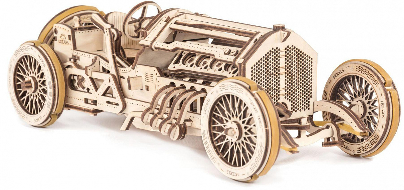 Сборная модель UGEARS Спорткар U-9 Гран-при (70044) купить в интернет-магазине icover