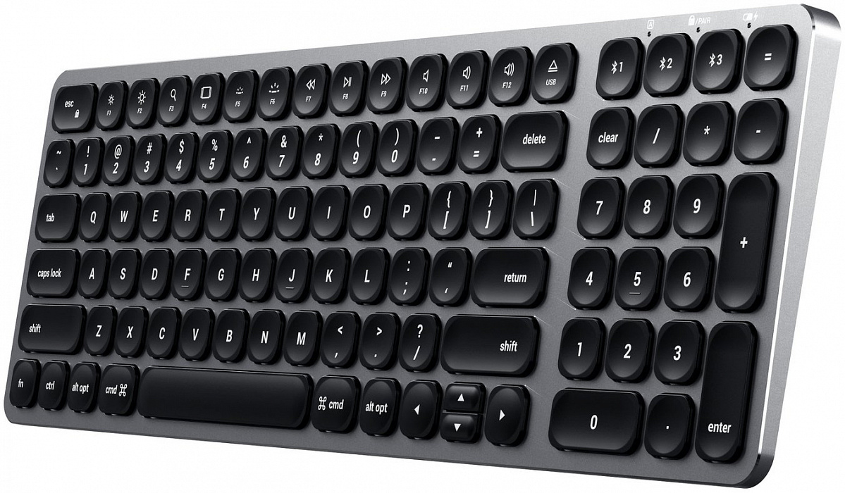 Беспроводная клавиатура Satechi Compact Backlit Bluetooth ST-ACBKM (Space Grey) купить в интернет-магазине icover