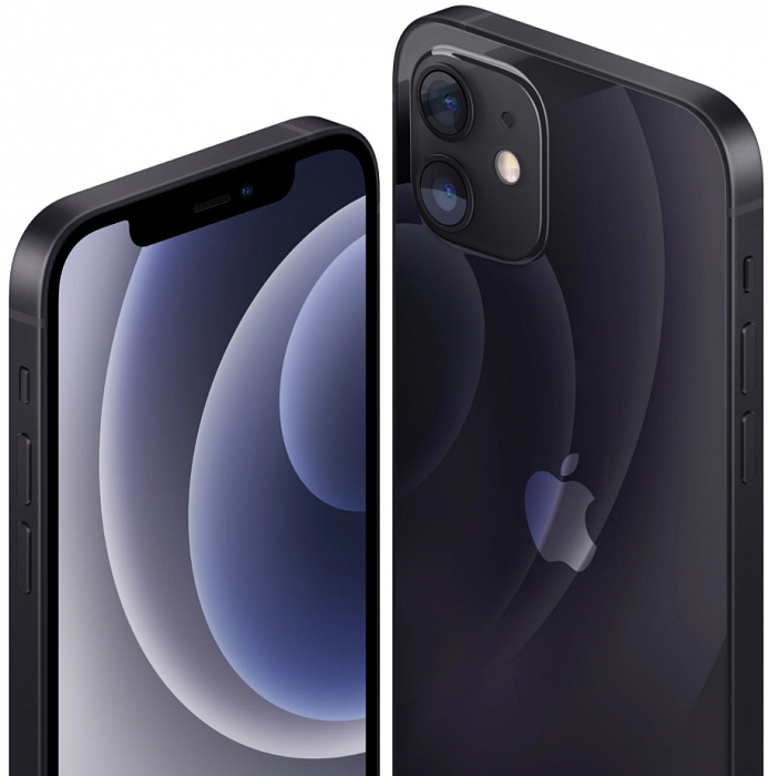 Смартфон Apple iPhone 12 64Gb MGJ53RU/A (Black) купить в интернет-магазине icover
