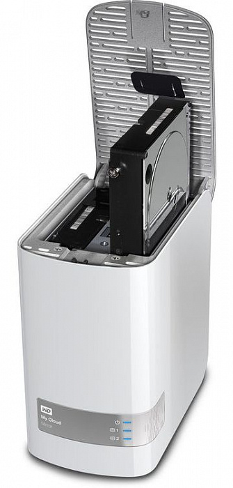 Сетевое хранилище Western Digital My Cloud Mirror Gen2 4Tb WDBWVZ0040JWT (White) купить в интернет-магазине icover