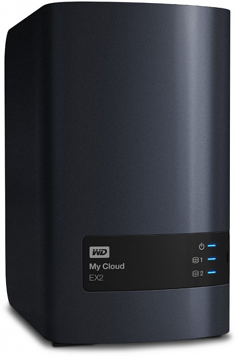 Сетевое хранилище WD My Cloud EX2 WDBSHB0000NCH-EEUE (Black) купить в интернет-магазине icover