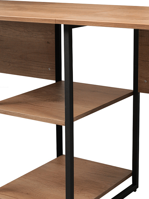 Стол двойной лофт RIDBERG DETROIT (Dark Oak) купить в интернет-магазине icover