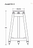 Solidsteel SS-5 - стойка для полочной акустики (Black) купить в интернет-магазине icover