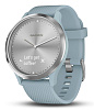 Умные часы Garmin Vivomove HR Sport 107-177 mm 010-01850-08 (Silver/Seafoam) купить в интернет-магазине icover