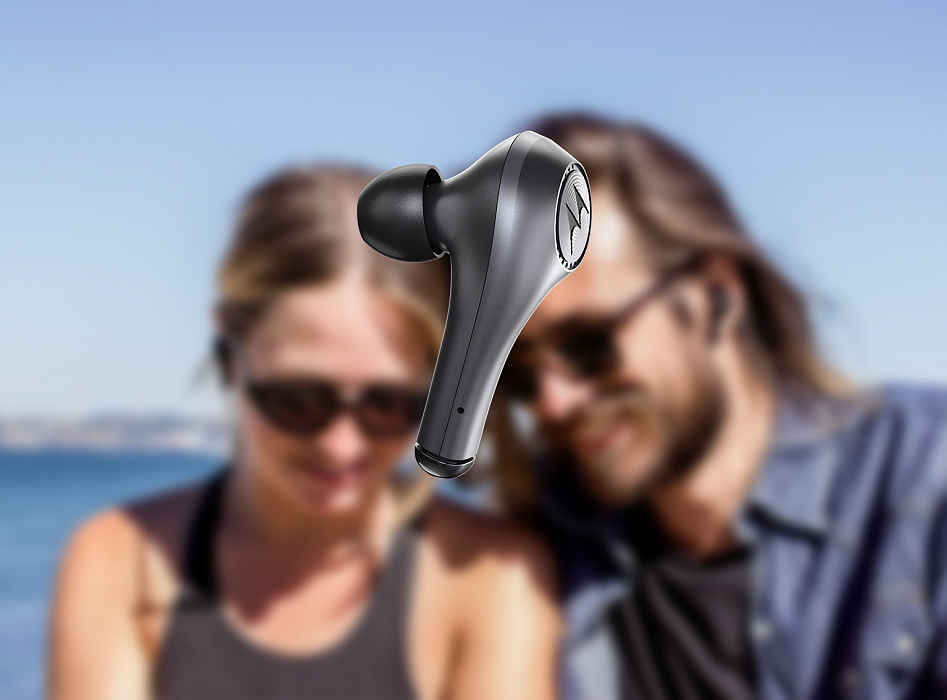 Беспроводные наушники Motorola Verve Buds 500 (Black) купить в интернет-магазине icover