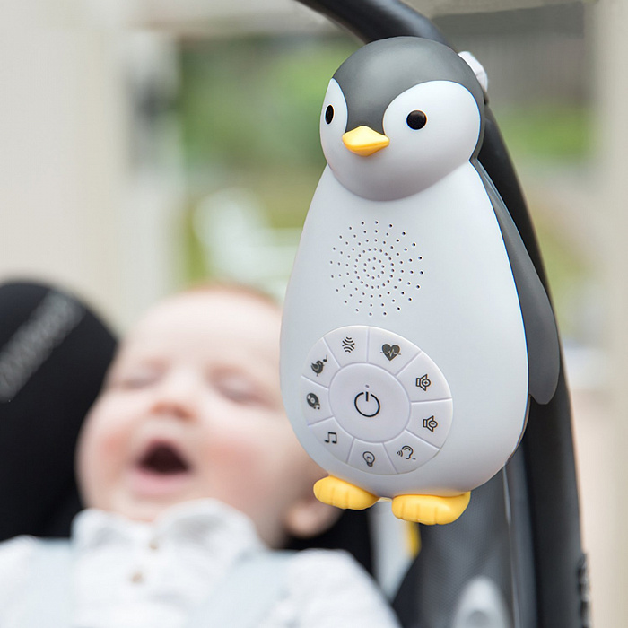 Ночник с Bluetooth-колонкой Zazu Пингвиненок Зои ZA-ZOE-01 (Grey) купить в интернет-магазине icover