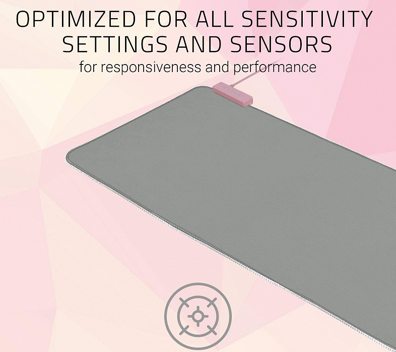 Коврик для мыши Razer Goliathus Chroma Extended RZ02-02500316-R3M1 (Quartz Pink) купить в интернет-магазине icover