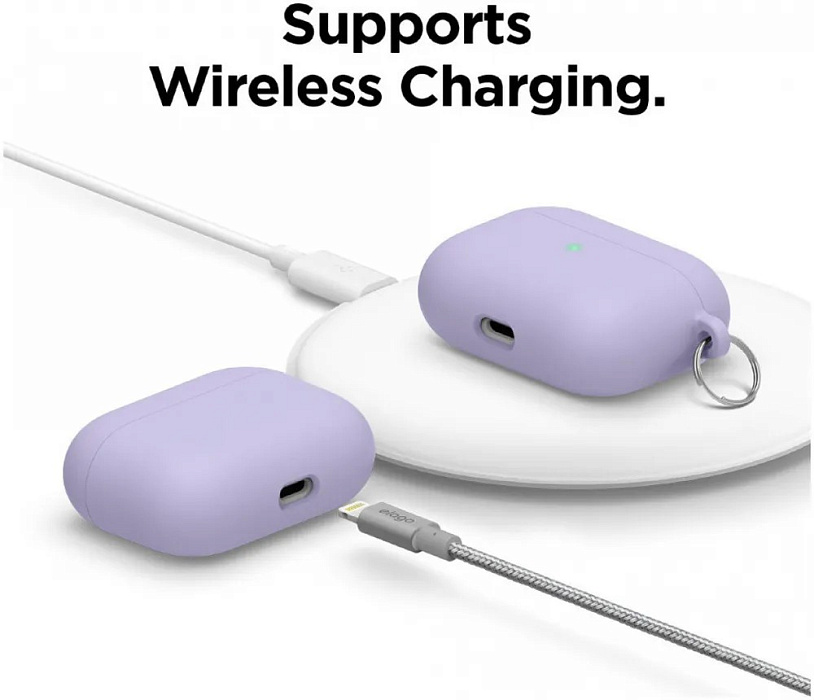 Чехол Elago Liquid Hang Case (EAPPRH-HANG-LV) для AirPods Pro (Lavender) купить в интернет-магазине icover