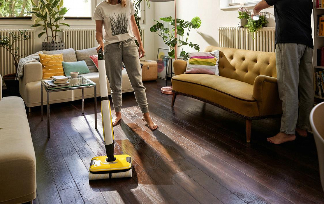 Электрошвабра Karcher FC 7 Cordless 1.055-730.0 (Yellow) купить в интернет-магазине icover