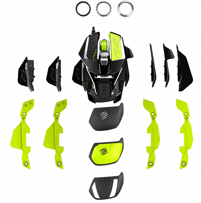 Mad Catz R.A.T.PRO X Gaming Mouse (MCB4371800A6/02/1) - лазерная мышь (Black) купить в интернет-магазине icover