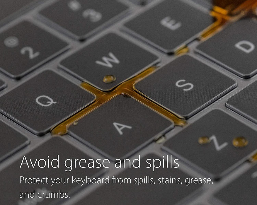 Накладка на клавиатуру Wiwu Keyboard Protector для MacBook Pro 14''/16'' 2021 (US) (Clear) купить в интернет-магазине icover