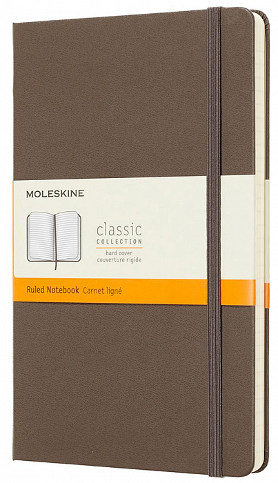 Блокнот Moleskine Classic Large QP060P14 (Brown) купить в интернет-магазине icover