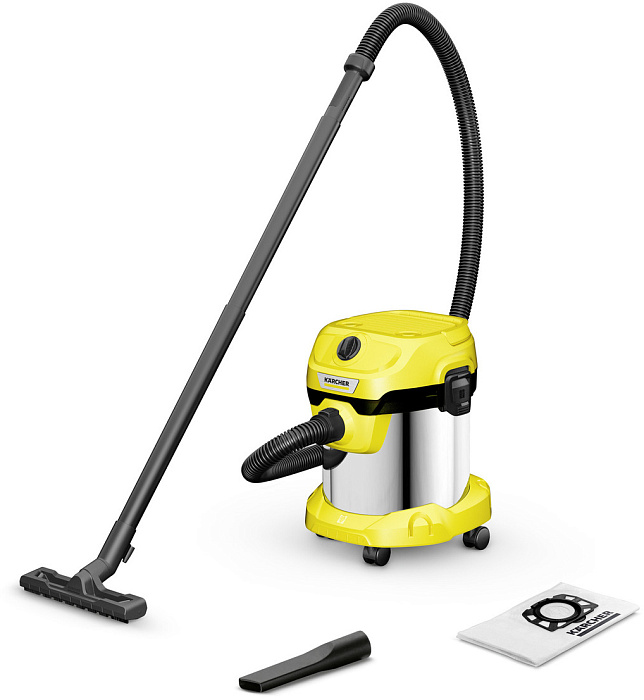Профессиональный пылесос Karcher WD 2 Plus S V-15/4/18 (1.628-050.0) купить в интернет-магазине icover