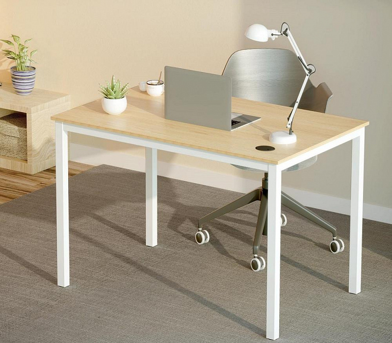 Письменный стол для компьютера Eureka Ergonomic ERK-D04-EW (Embossed Wood) купить в интернет-магазине icover