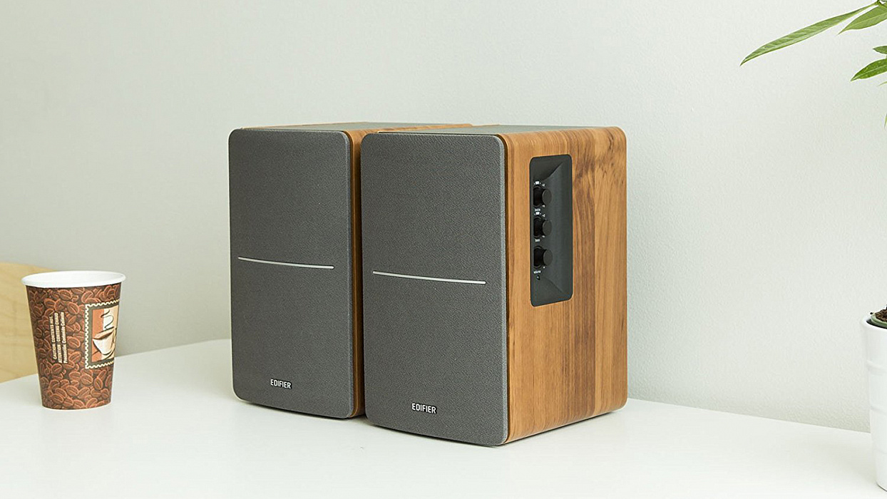 Компьютерная акустика Edifier R1280T (Silver/Brown) купить в интернет-магазине icover
