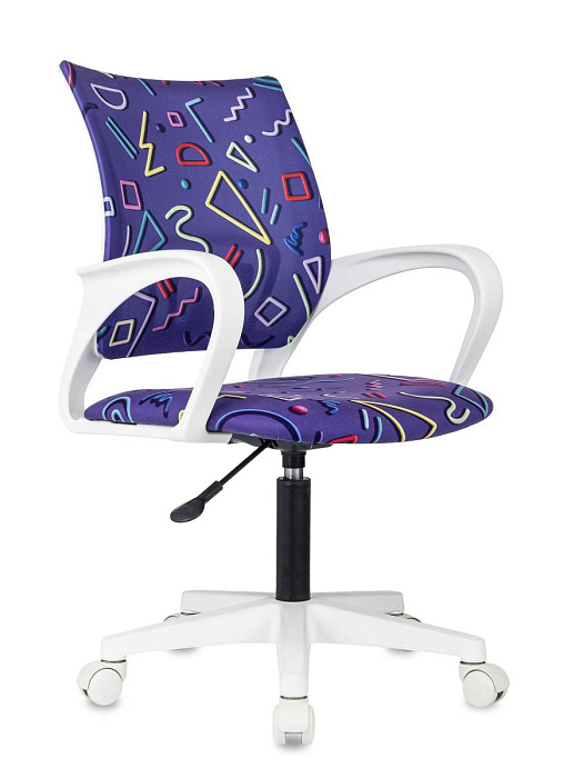 Кресло Domfy DK X-ROOM ткань/пластик (White/Sticks 08) купить в интернет-магазине icover