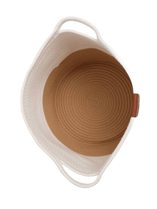Тканевая корзина Ridberg 30*30 (White/Beige) купить в интернет-магазине icover