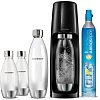 Набор для приготовления газированных напитков Sodastream Spirit Megapack (Black) купить в интернет-магазине icover