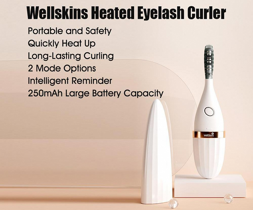 Щипцы для завивки ресниц WellSkins Eyelash Curler WX-YM100 (White) купить в интернет-магазине icover