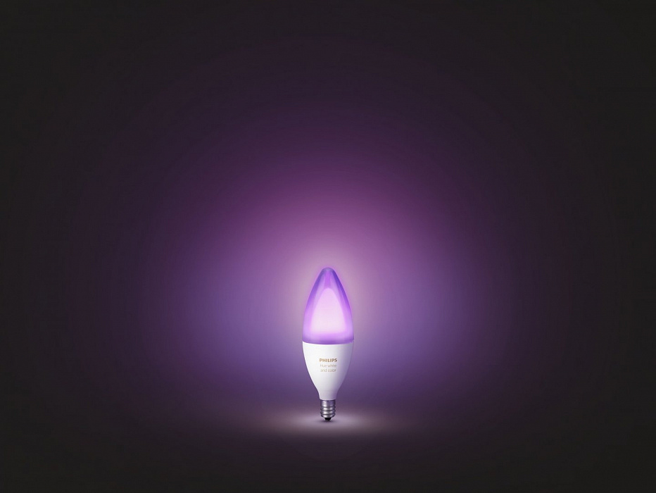 Умная светодиодная лампа Philips Hue White and Color Ambiance E12 (929001301501) купить в интернет-магазине icover