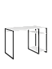 Стол письменный с полкой для ПК RIDBERG GILBERT (White/Black) купить в интернет-магазине icover