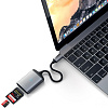 Адаптер Satechi Type-C UHS-II Micro/SD Card Reader ST-TCU3CRM (Space Grey) купить в интернет-магазине icover