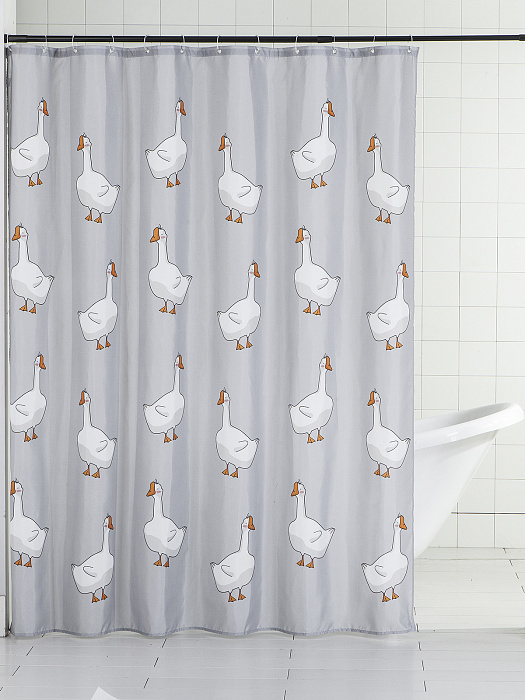 Штора для ванной комнаты Ridberg 180x200 см (Geese) купить в интернет-магазине icover