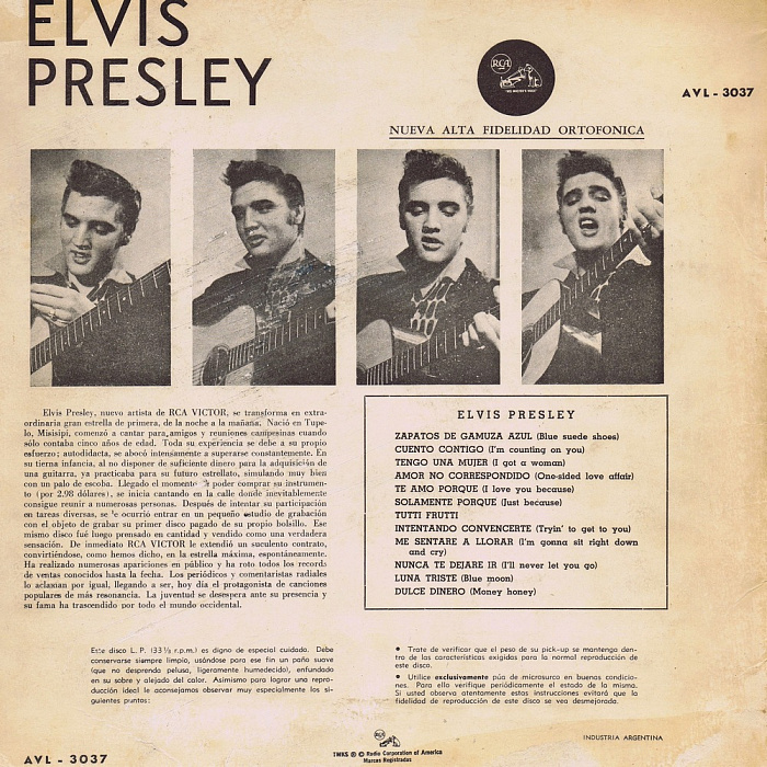 Виниловая пластинка Elvis Presley - Elvis Presley (88875111951) купить в интернет-магазине icover