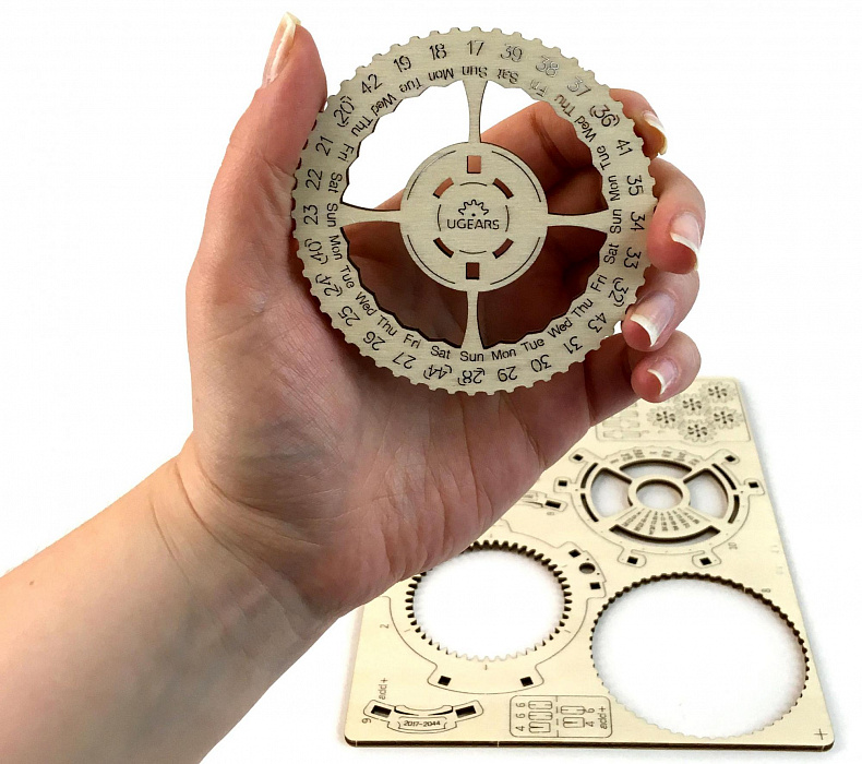 3D-пазл UGears Навигатор дат (70036) купить в интернет-магазине icover