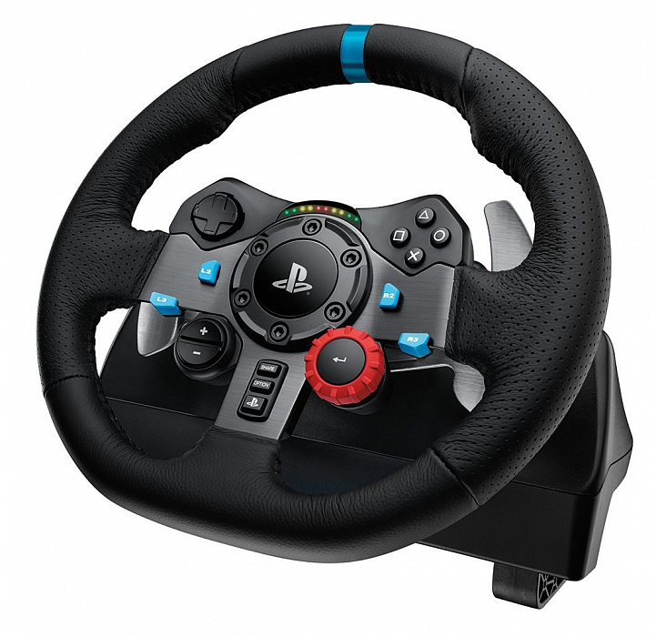 Logitech G29 Driving Force - игровой комплект для PS3 и PS4 (Black) купить в интернет-магазине icover