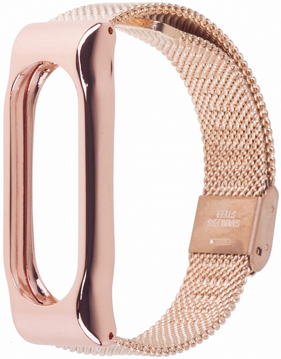 Фитнес-браслет Xiaomi Mi Band 2 + сменный металлический ремешок (Gold) купить в интернет-магазине icover