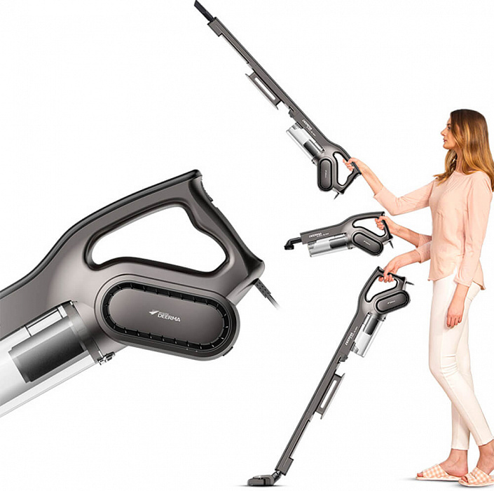 Ручной пылесос Deerma Suction Vacuum Cleaner DX700s (Black) купить в интернет-магазине icover