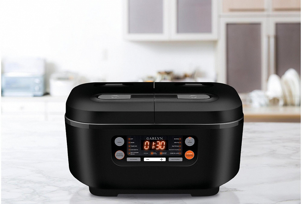 Мультиварка Garlyn MR-Duo 5 (Black) купить в интернет-магазине icover