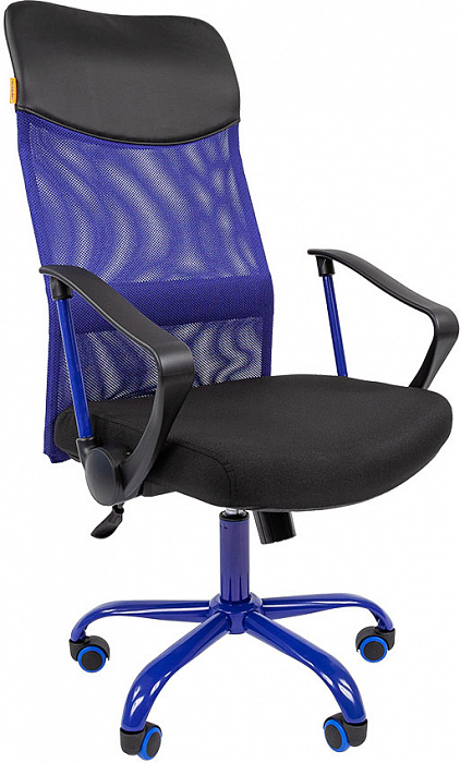 Офисное кресло Chairman 610 CMet 00-07021401 (Blue) купить в интернет-магазине icover
