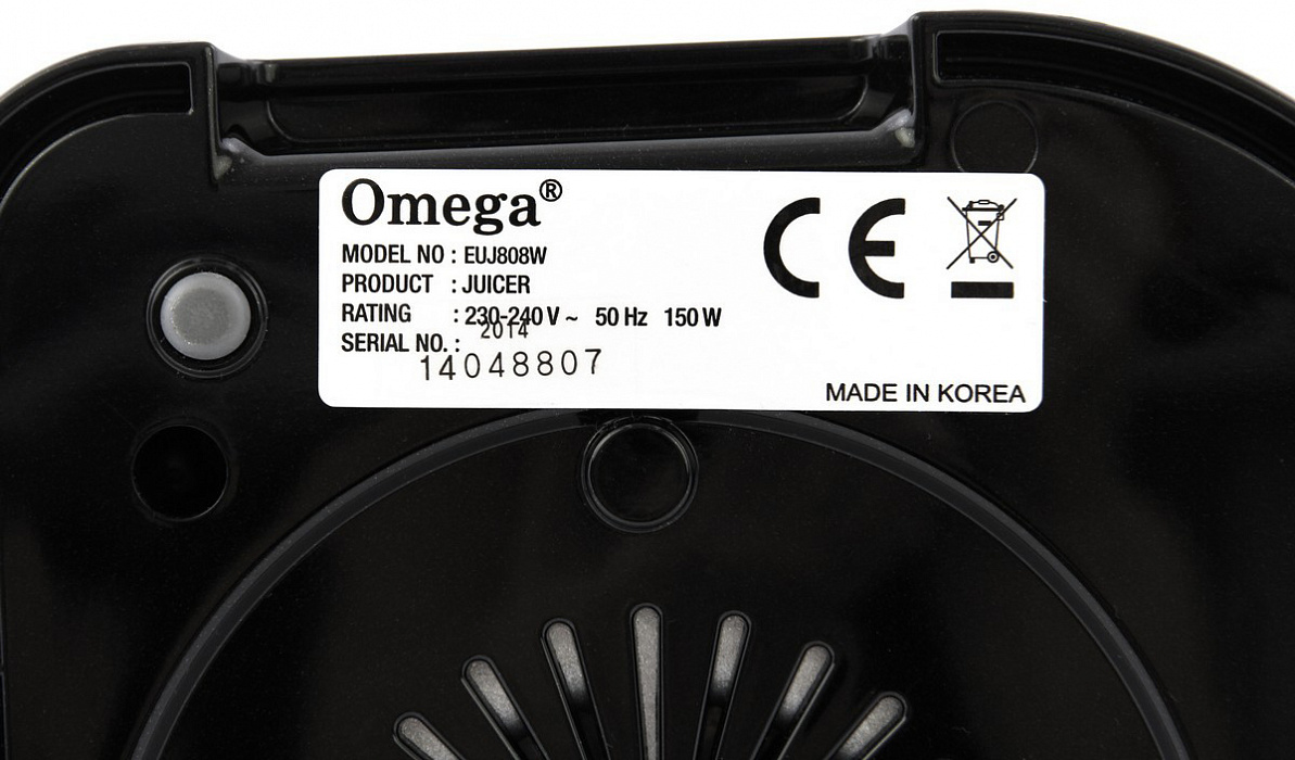 Соковыжималка Omega Sana Juicer EUJ-808 HI-IBF11 (White) купить в интернет-магазине icover
