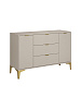 Комод Ridberg OKAYAMA 2Д/3Я (Cashmire/Gold) купить в интернет-магазине icover