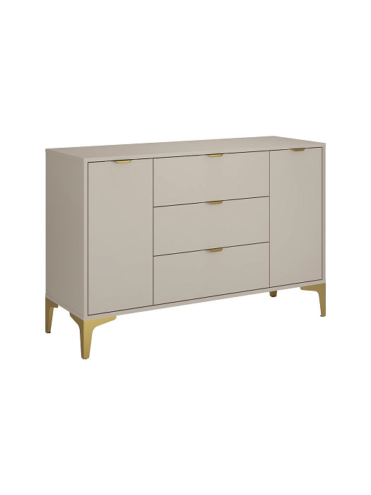 Комод Ridberg OKAYAMA 2Д/3Я (Cashmire/Gold) купить в интернет-магазине icover