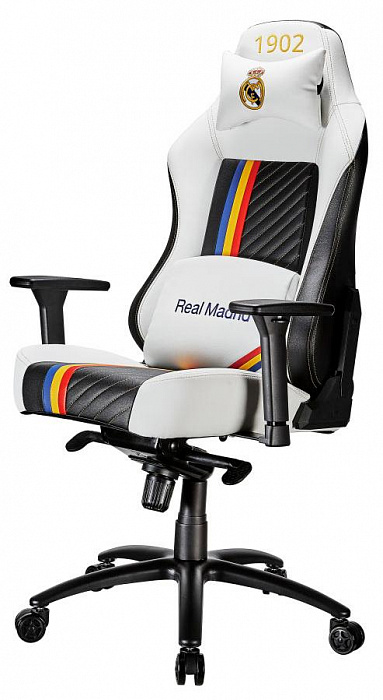Игровое кресло Tesoro Real Madrid MB730-RM (White) купить в интернет-магазине icover